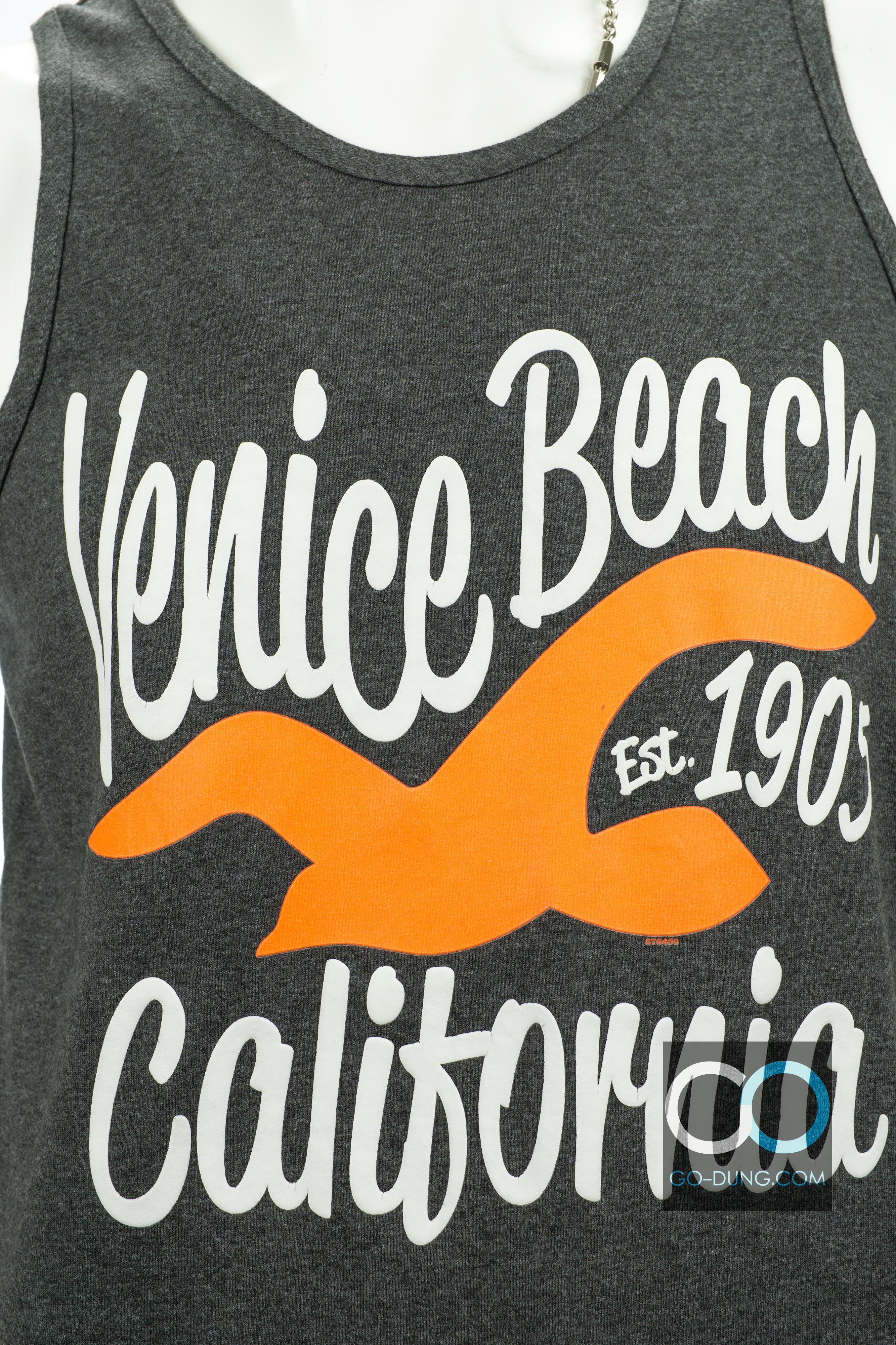 เสื้อยืดมือสอง USA ผ้าบาง ALSTYLE : VENICE BEACH EST 1905 CALIFORNIA ผ้า 50/50