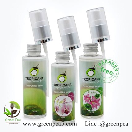 เซรั่มบำรุงผมน้ำมันมะพร้าว 70 ML. Tropicana Coconut Hair Serum 70ml