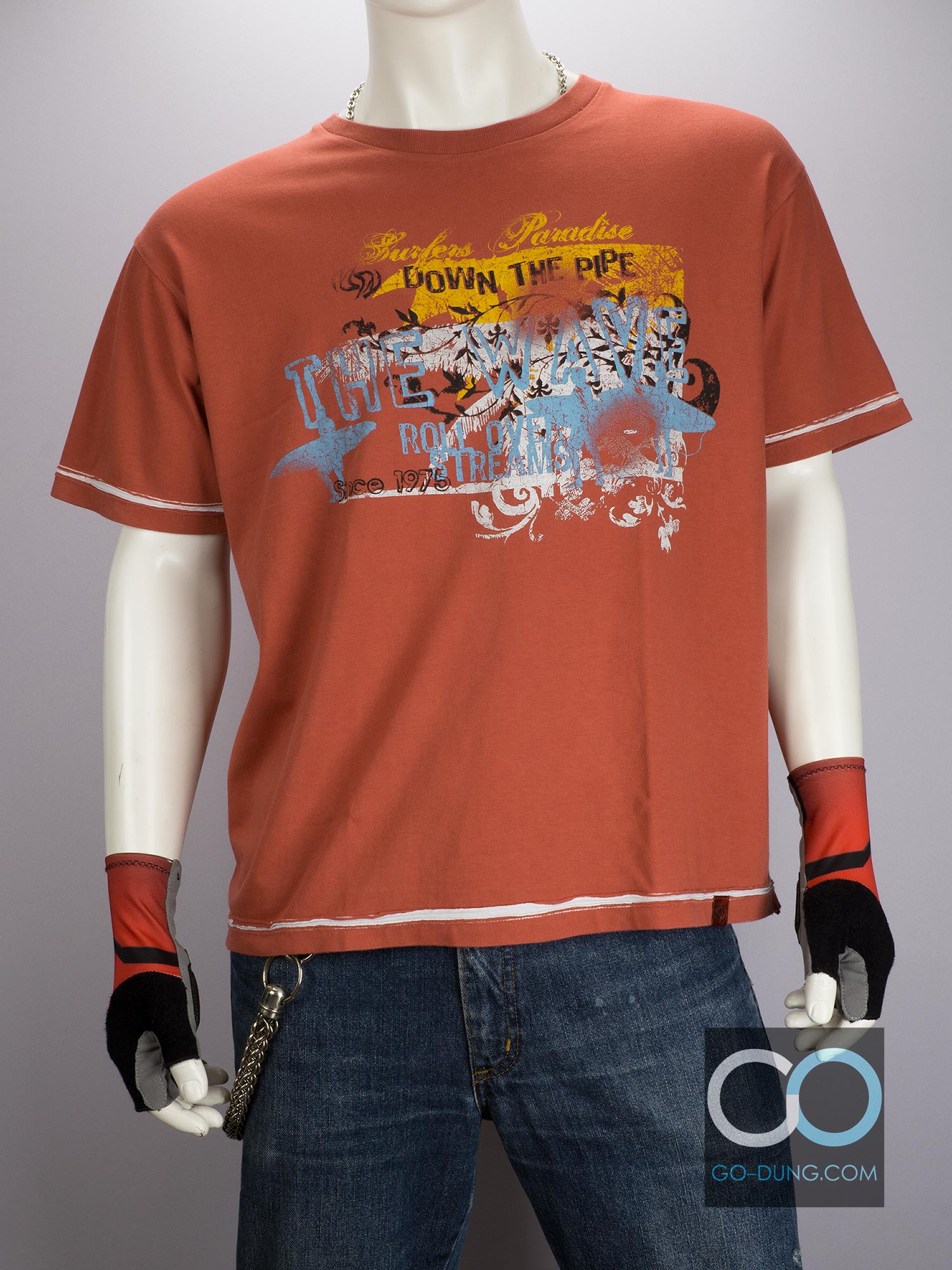 เสื้อยืดมือสอง SURFERS PARADISE AUSTRALIA 1975 ผ้า 100 คอตตอน