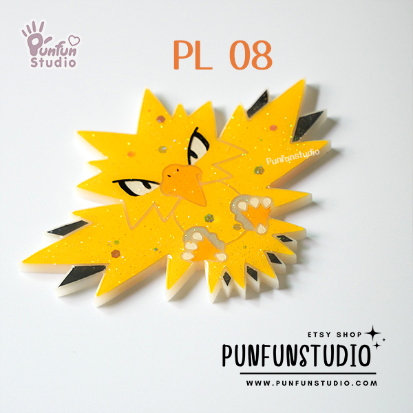 PL 08 Zap Mold / Pokemold / Silicone Mold Punfun Studio Silicone Mold