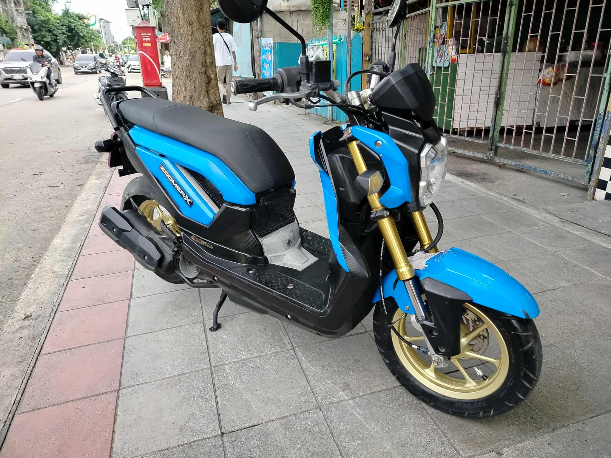 zoomer สีน้ำเงิน 2013