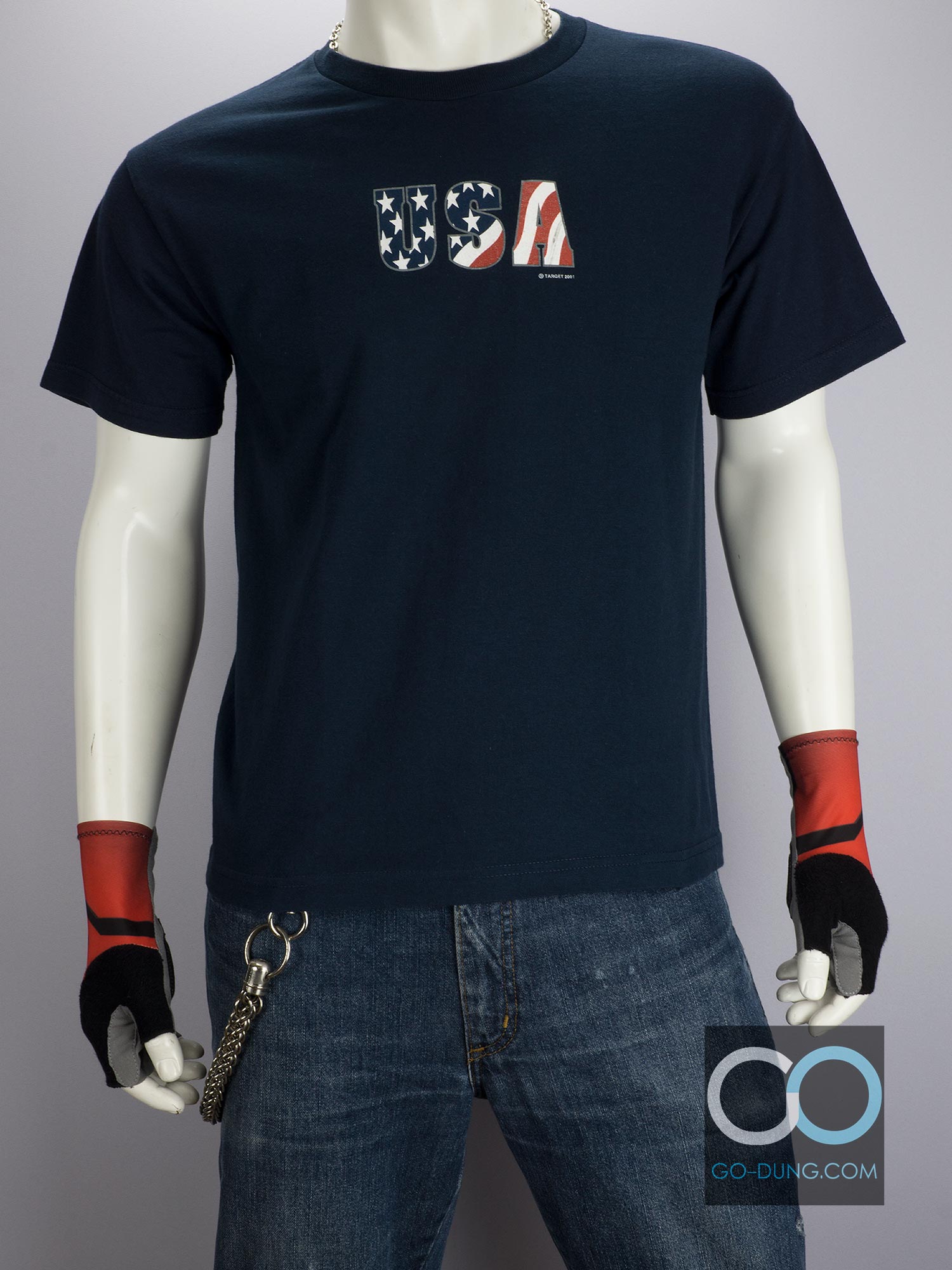 เสื้อยืดมือสองลาย USA ปี 2001 ยี่ห้อ TARGET
