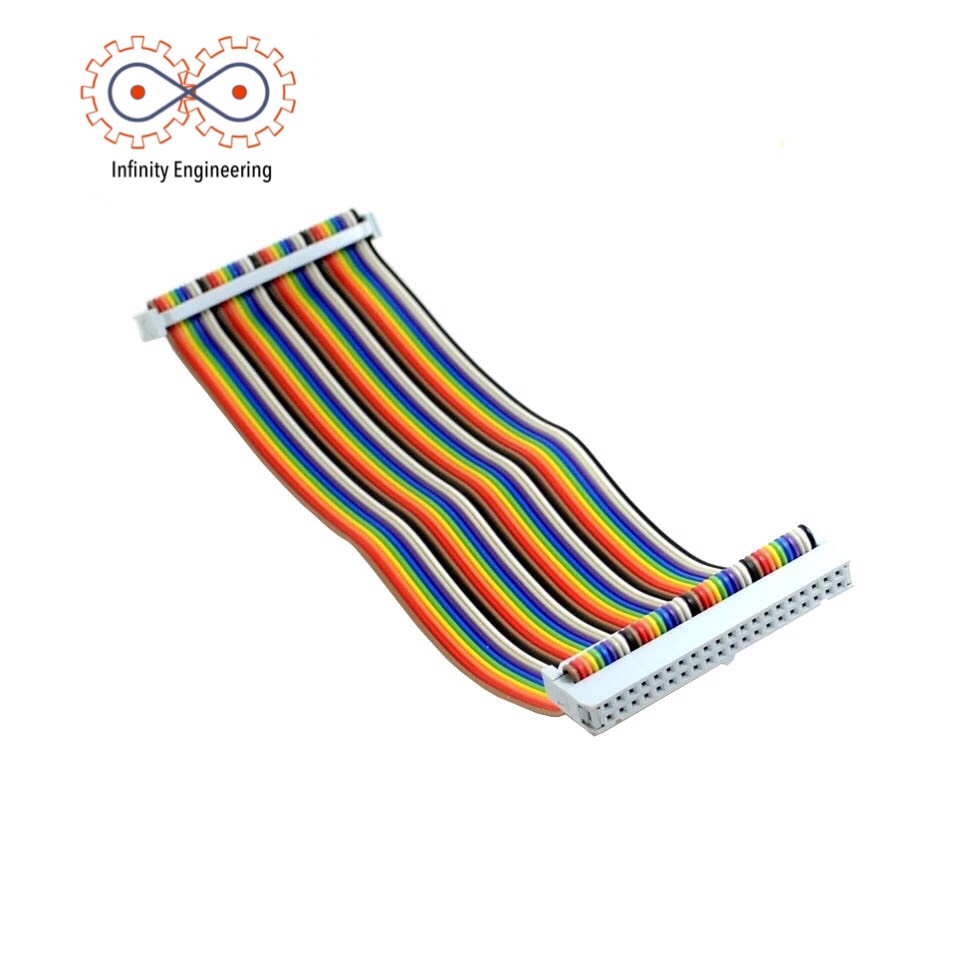 GPIO Cable + T-Cobbler Breakout สำหรับ Raspberry Pi 4B / 3B+