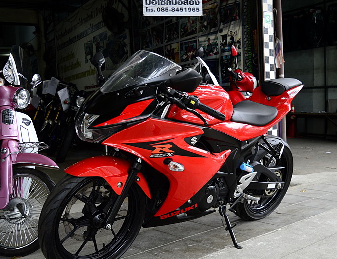 (ปิดการขาย) gsx-r 150 2018 สีแดง กุญแจสมาทคีย์