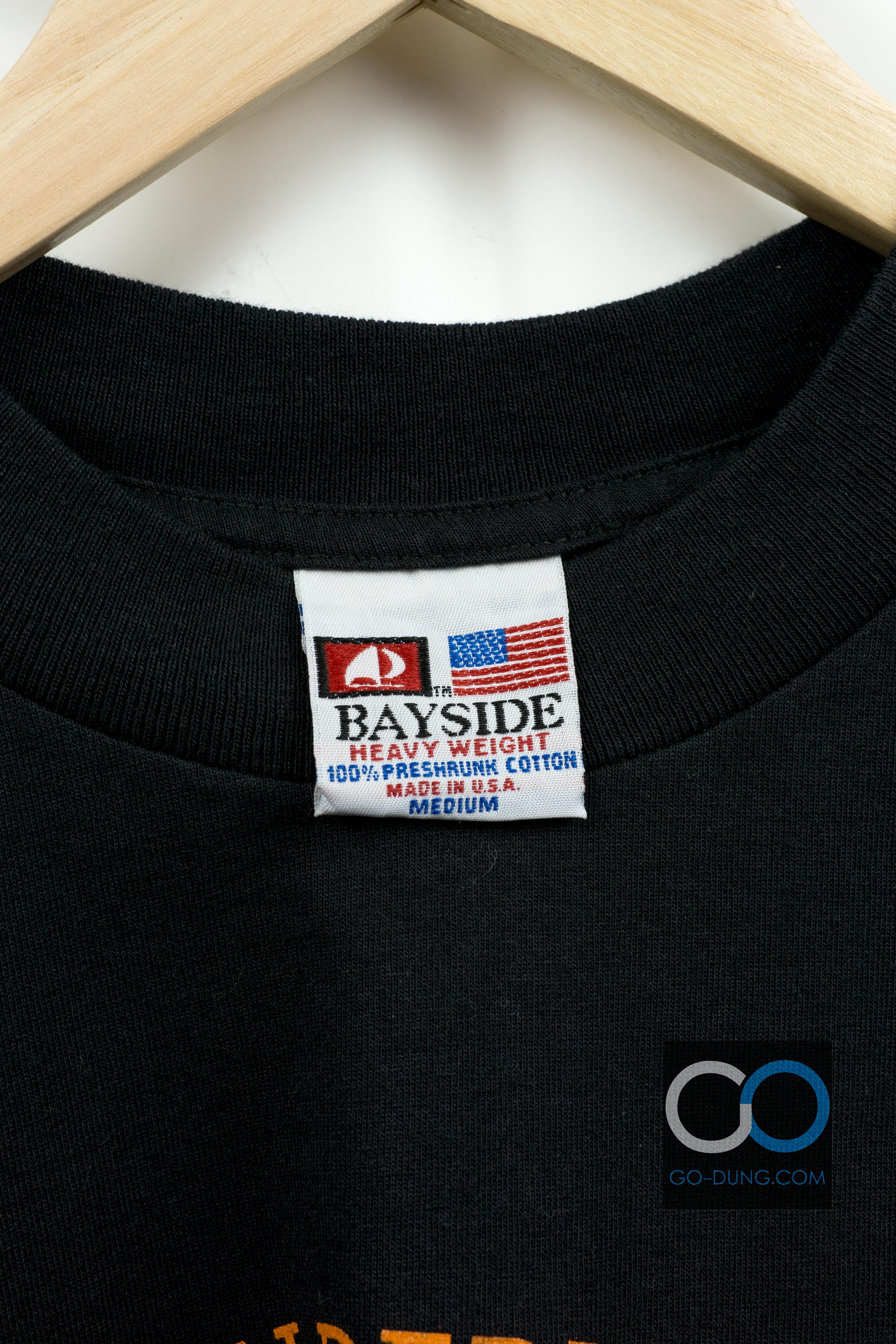 เสื้อ USA วินเทจ BAYSIDE : A UNION DEDICATED TO ULFA ผ้า 100 คอตตอน