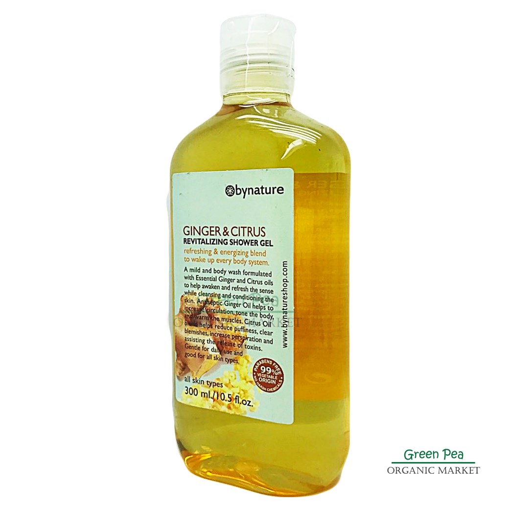 เจลอาบน้ำ จิงเจอร์ แอนด์ ไซทรัส , bynature 300 มล.