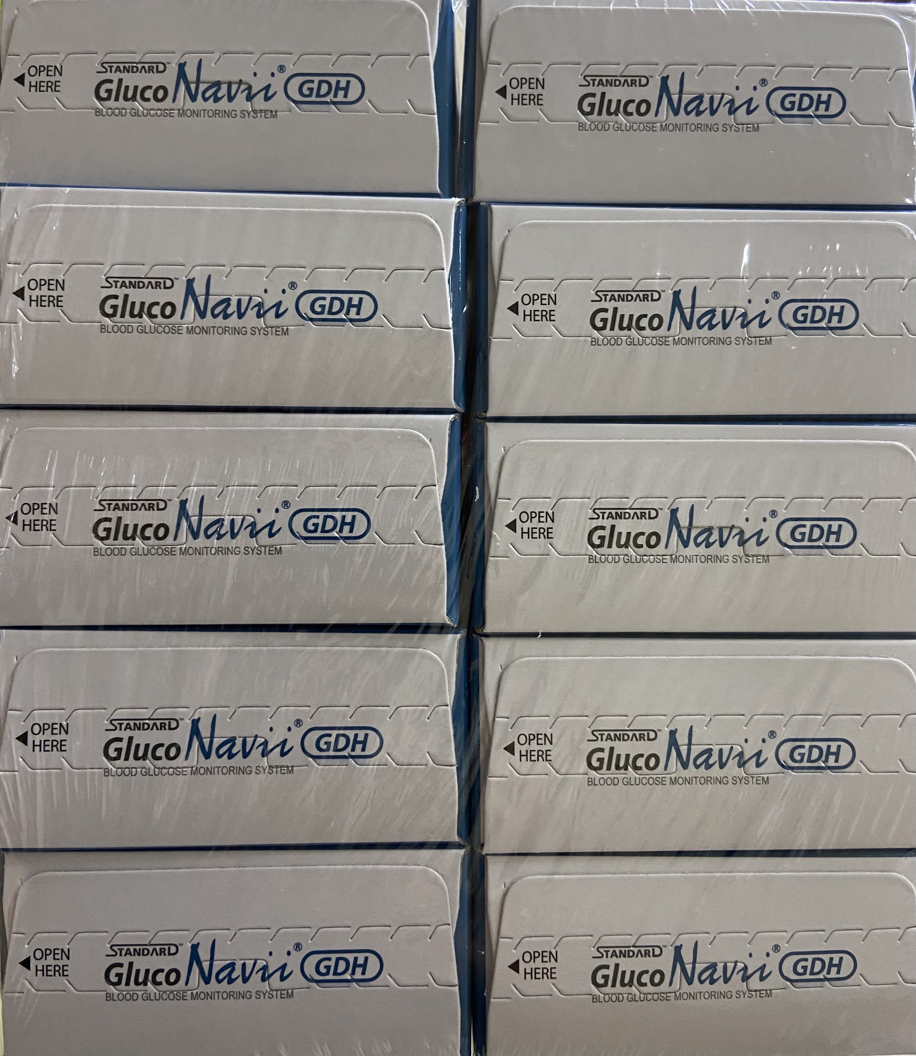 แถบตรวจน้ำตาล Gluco Navii GDH