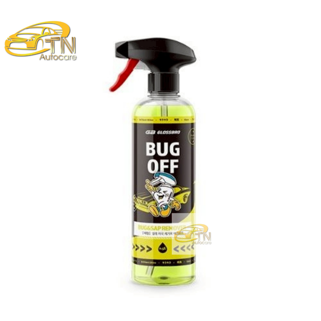 GLOSSBRO Bug Off, โฟมสเปรย์ขจัดคราบแมลงและยางไม้ 500ml