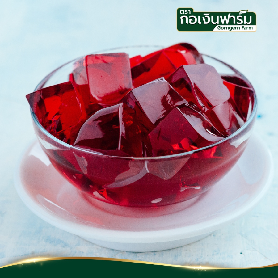 กอเงิน ฟาร์ม กระเจี๊ยบแดงผง ขนาด 200 กรัม Roselle Powder ไม่แต่งสี ไม่แต่งกลิ่น ธรรมชาติ พร้อมใช้ Gorngern Farm