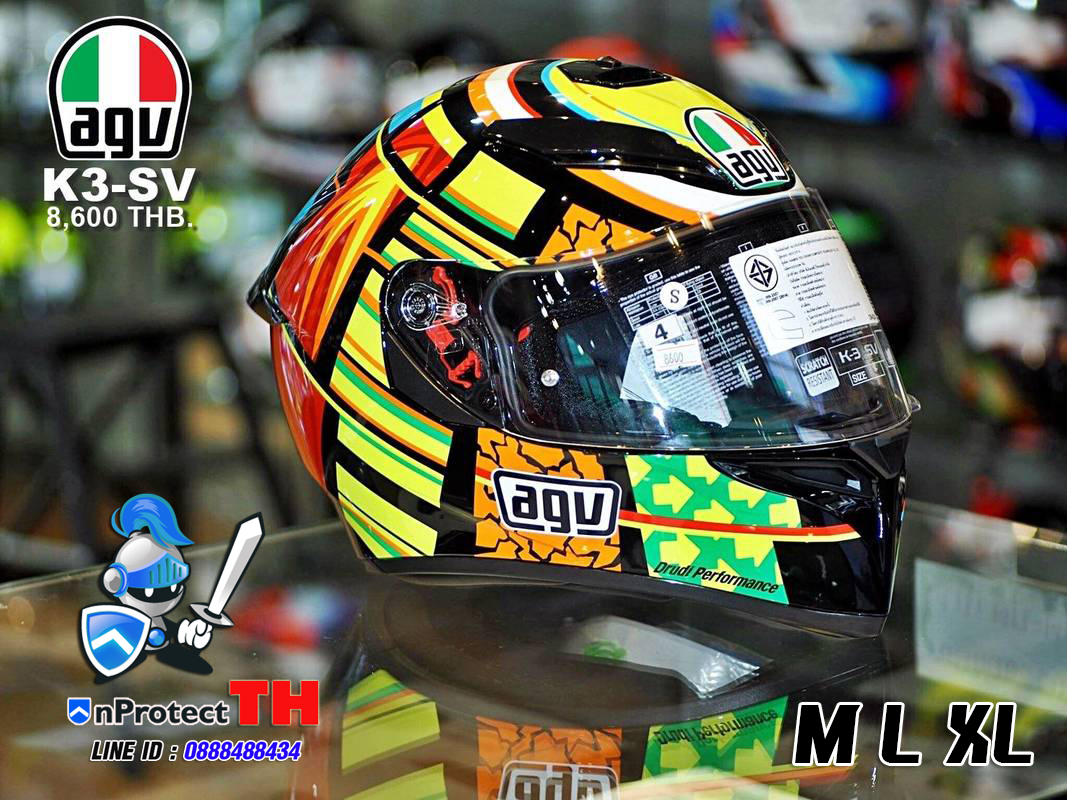 หมวกกันน็อค AGV K-3 SV GRAPHIC 2018