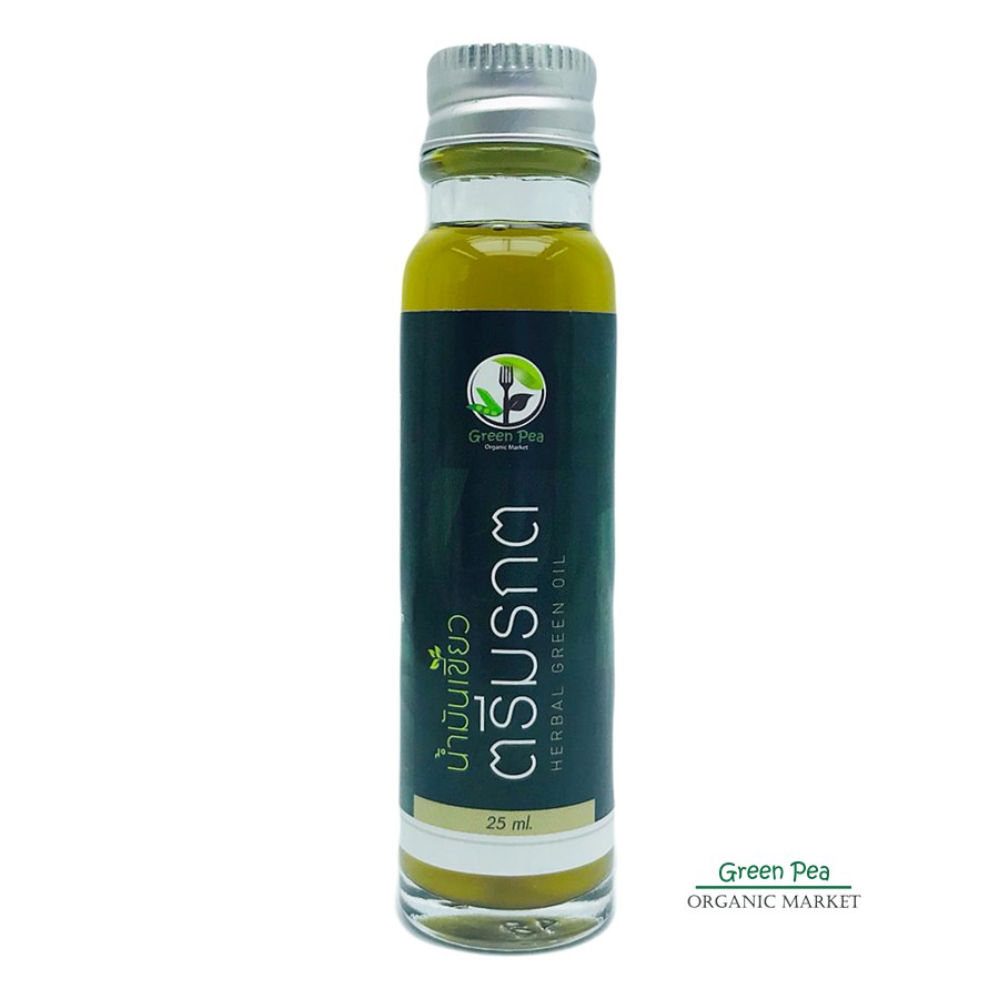 น้ำมันเขียวตรีมรกต สูตรหมอเขียว 25ml.