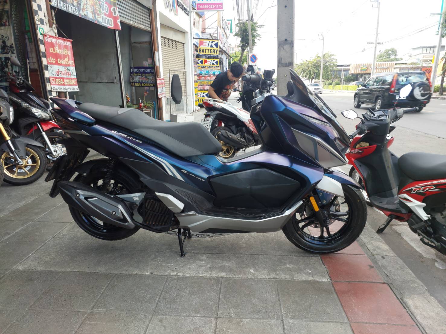 ( ปิดการขายครับ )GPX โดรน คีเลส 4 วาล์ว สีน้ำเงิน midnight 2023