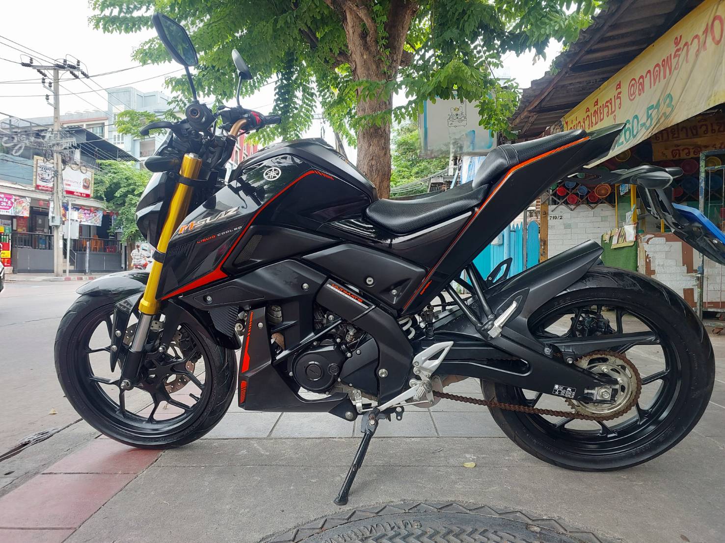 (ปิดการขาย) mslaz 2018 สีดำส้ม ปีสูง ไมล์น้อยน็อตใสๆครับ