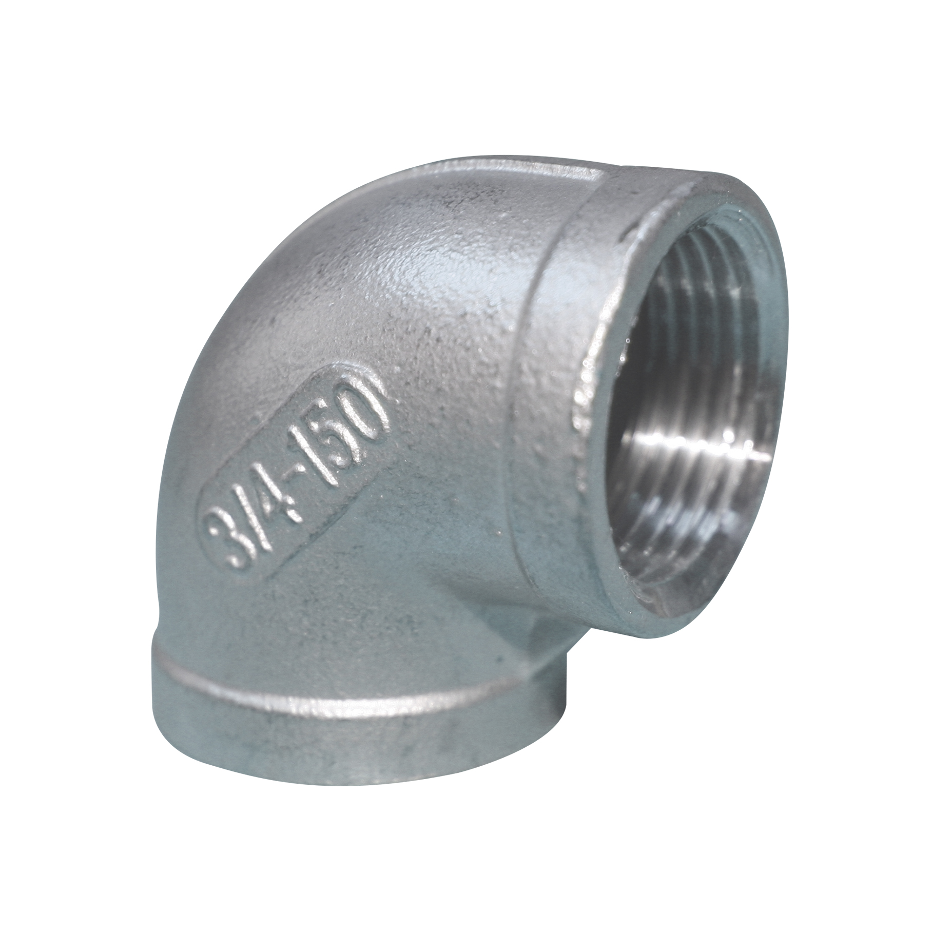 ข้องอเกลียวสเตนเลส ข้องอเกลียวสแตนเลส 90 ELBOW 90 STAINLESS STEEL SCREWED 304