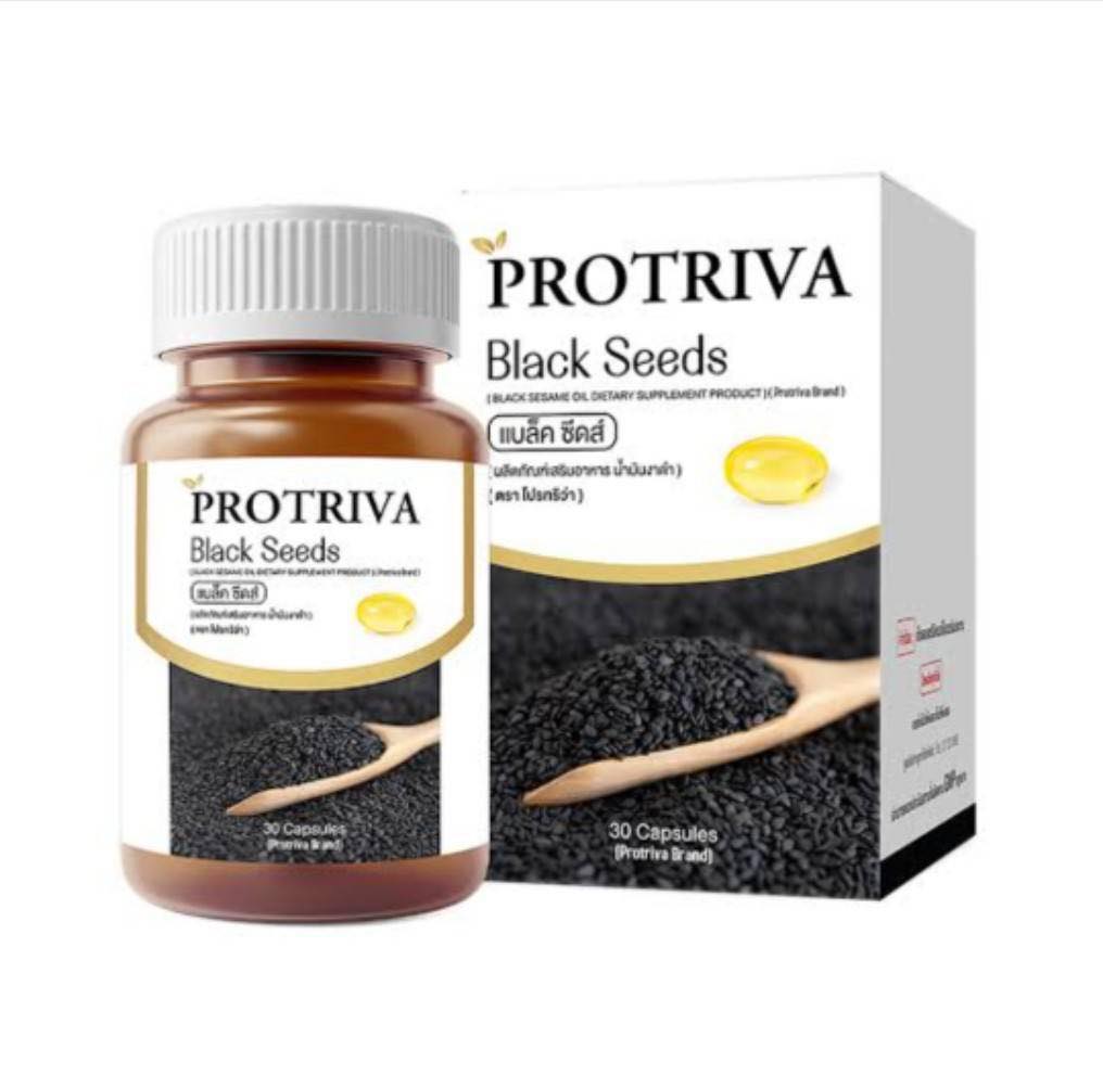 Protiva Black Seeds น้ำมันงาดำสกัดเย็น
