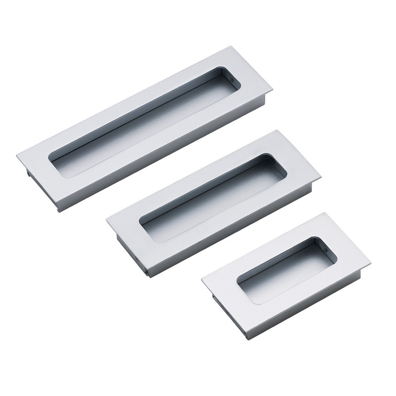 มือจับฝังอลูมิเนียม 128 มม