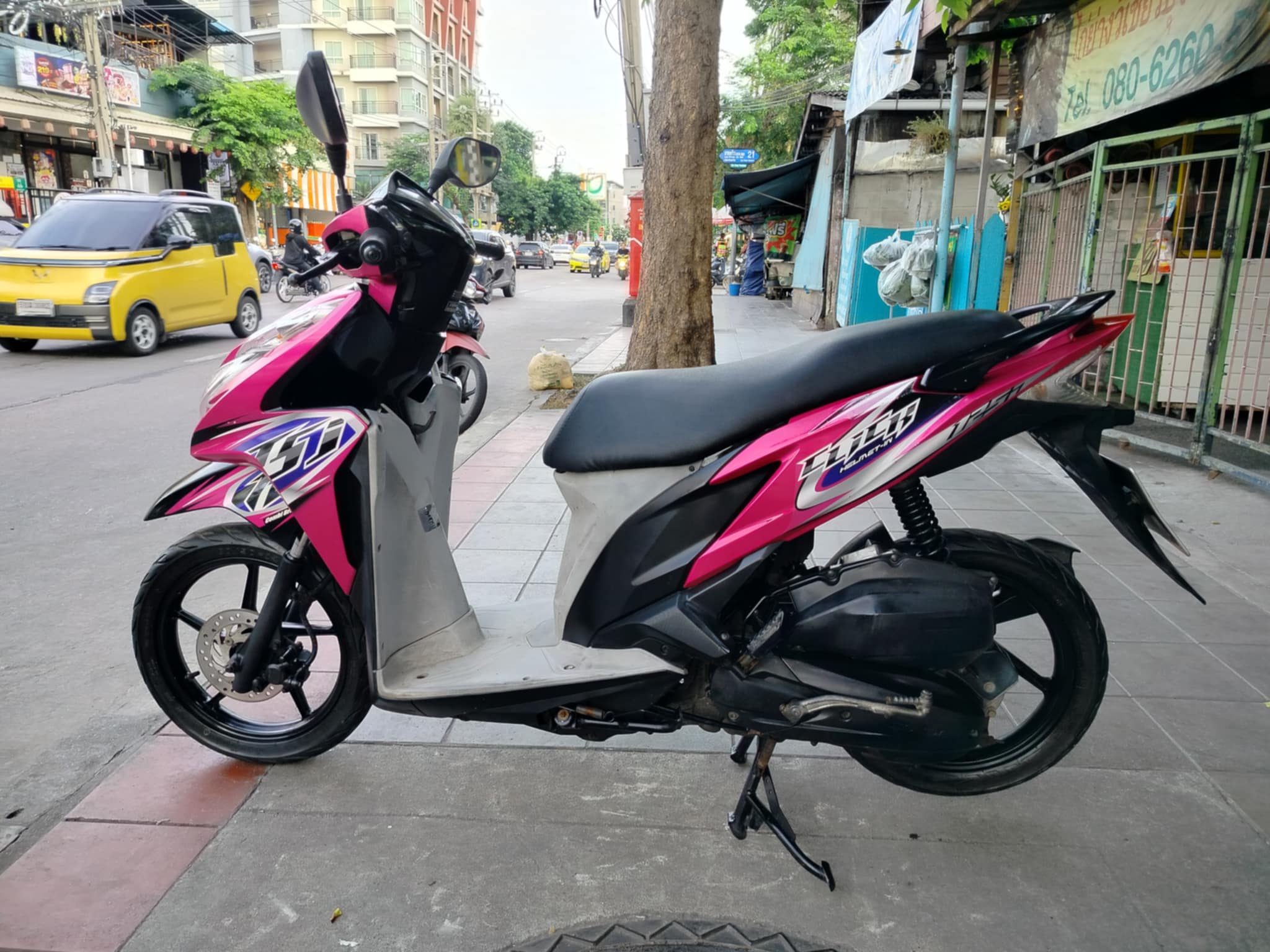 (ปิดการขาย) คลิก 125 สีชมพู ล้อแม็ก ปี 2012