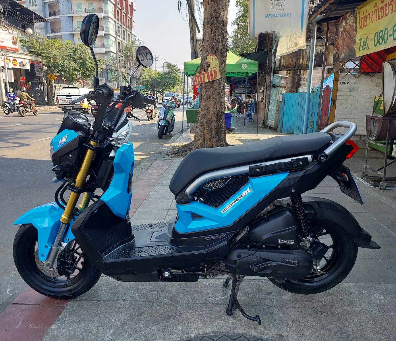 (ปิดการขายครับ)zoomer x ตัวใหม่ ไมล์ดิจิตอลแล้ว เครื่องยนต์ตัวใหม่เงียบดี