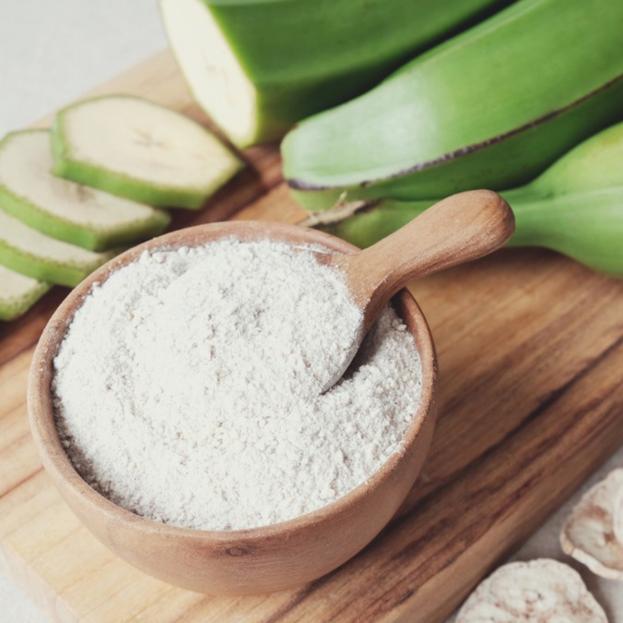 PhoonPhon Raw Banana Powder Natural ผงกล้วย น้ำว้าดิบ ขนาด 150 กรัม ผงกล้วยดิบ ใช้ประกอบอาหาร เครื่องดื่ม พูลผล