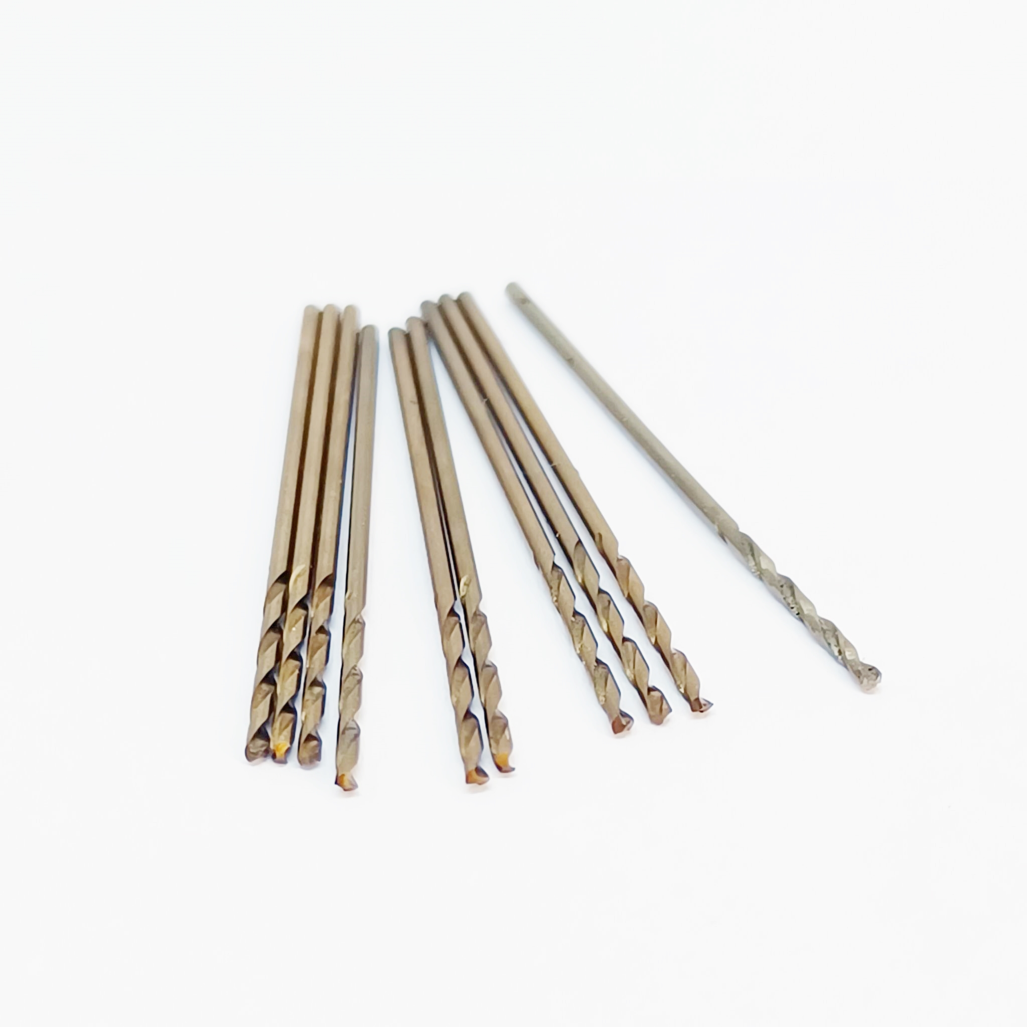 [OPP] ดอกสว่านโคบอลต์ HSS Co5 M35 ขนาด 0.6-0.9 mm แพ็ค10 ดอกสว่านเจาะสแตนเลส เหล็ก