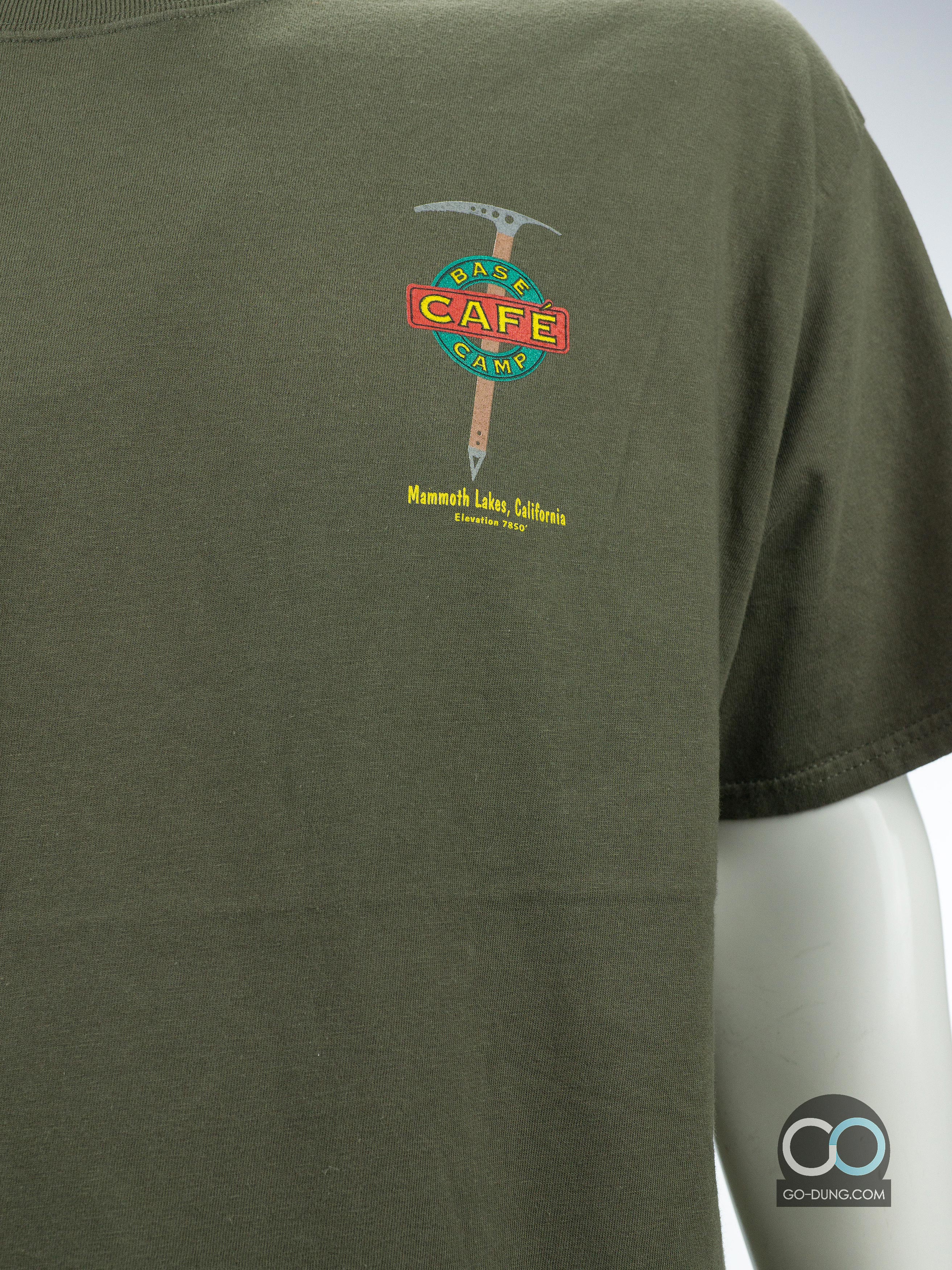 เสื้อยืดมือสอง HANES : BASE CAFE CAMP ผ้า 100 คอตตอน