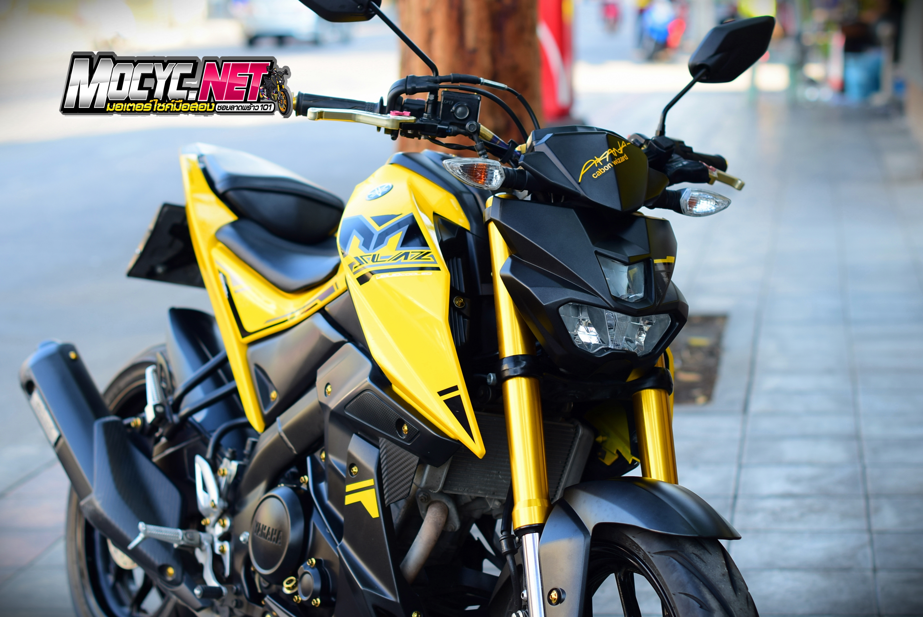 (( ขายแล้วครับ )) M slaz สีเหลืองดำ ส่งให้ถึงบ้านเลยครับ