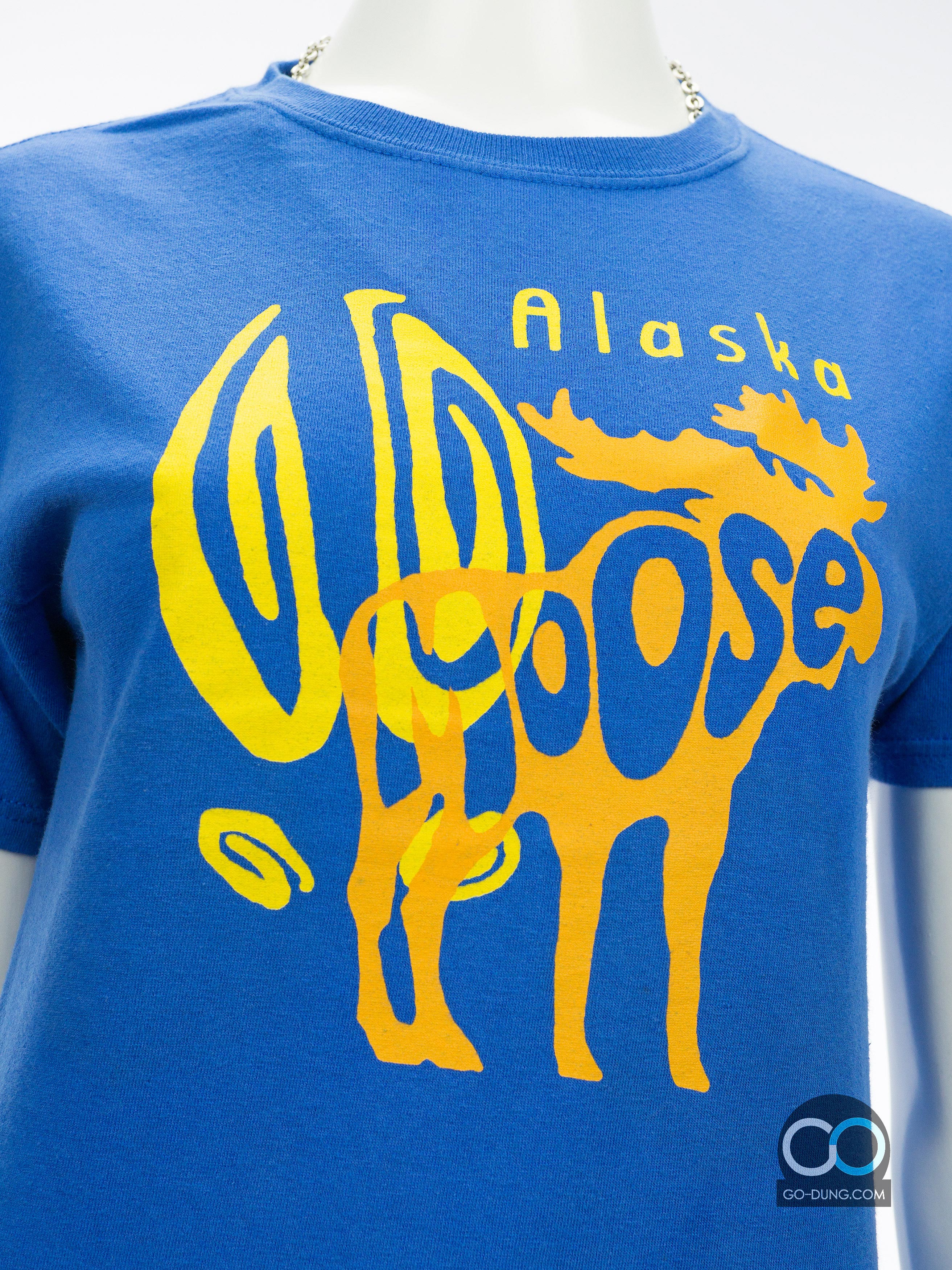 เสื้อยืดมือสอง ALASKA MOOSE ผ้า 100 คอตตอน