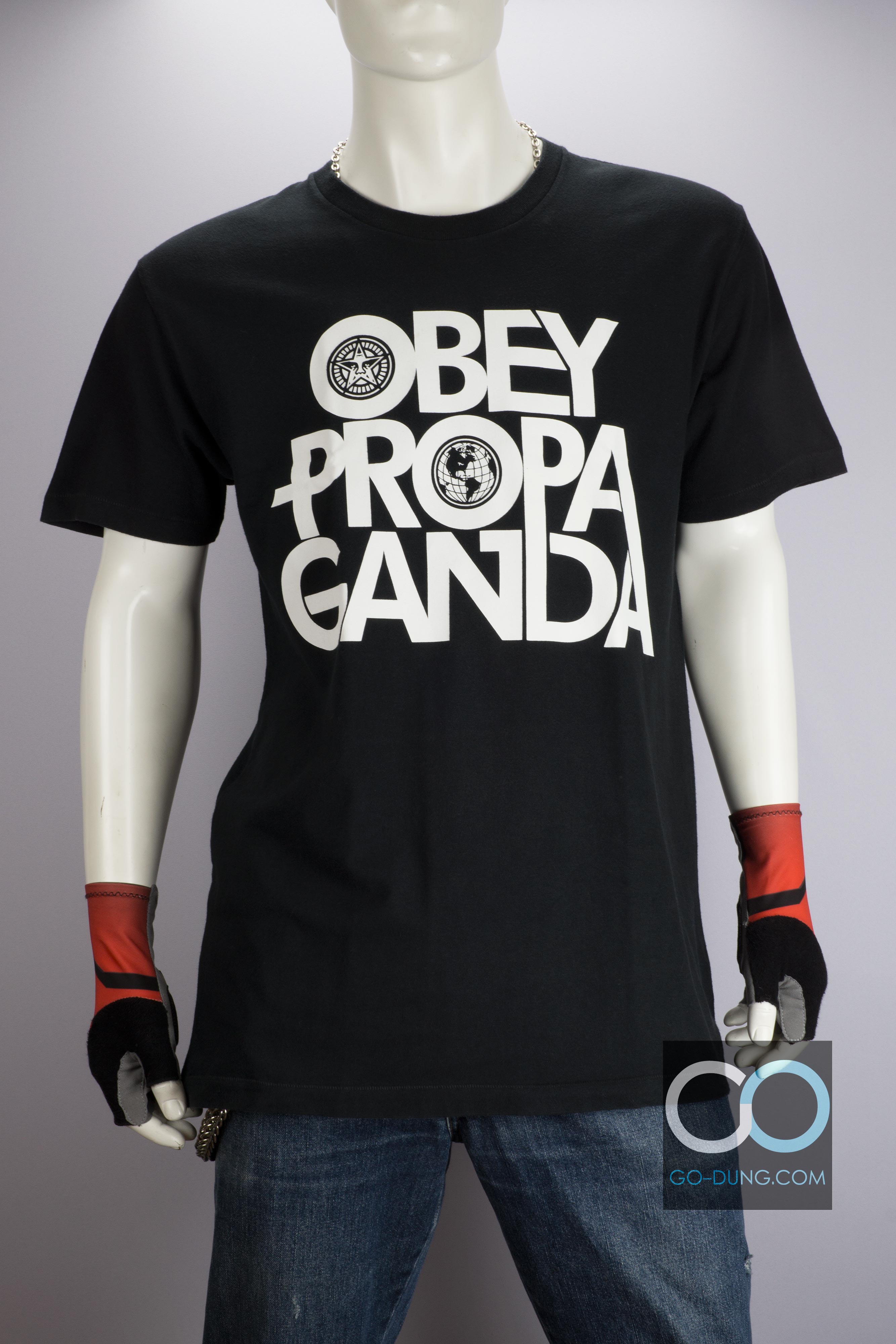 เสื้อยืดแบรนด์เนมมือสอง OBEY PREMIUM : MADE IN USA เดี่ยวบน เดี่ยวล่าง ไม่ค่อยเจอหรอกแบบนี้