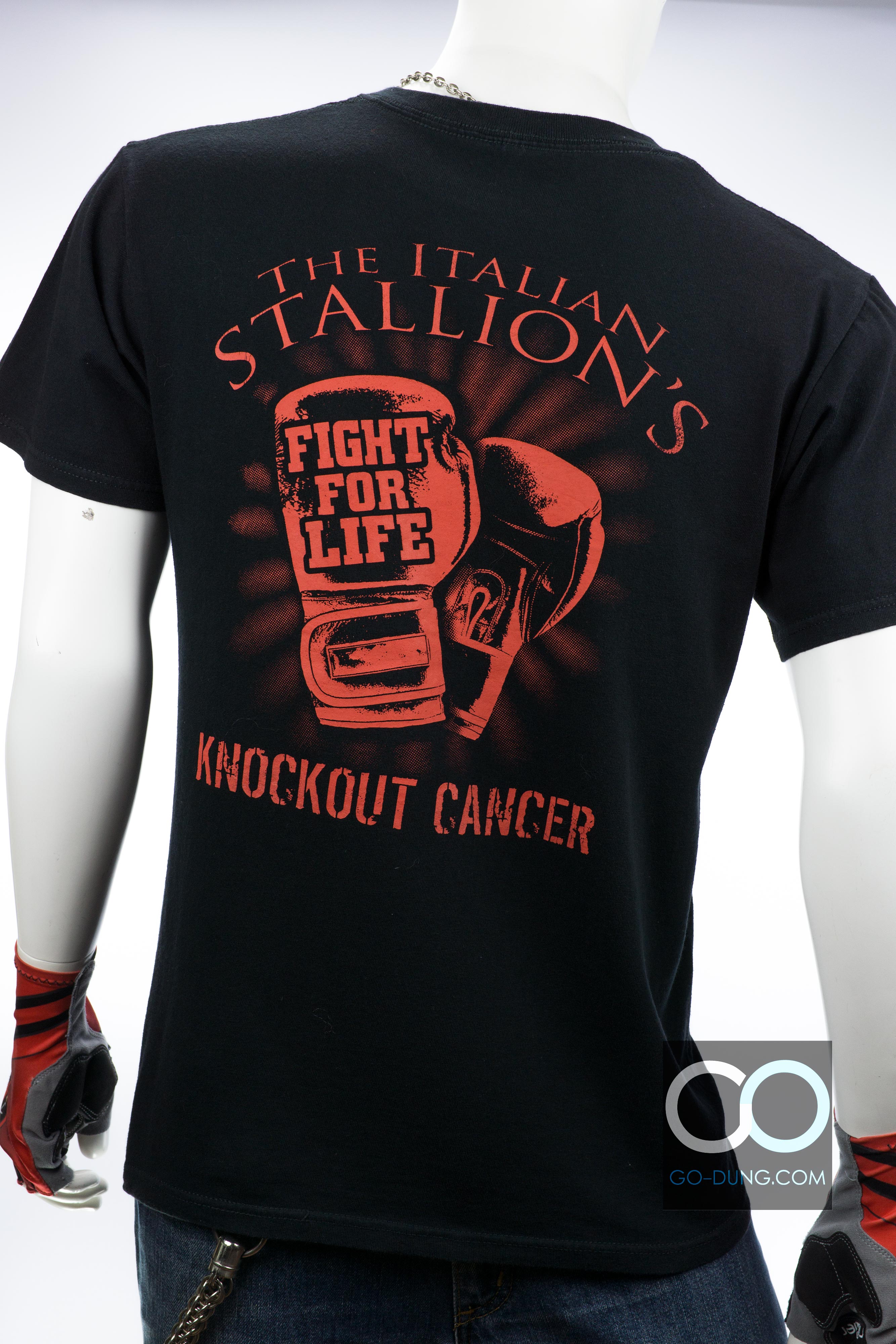 เสื้อยืด USA มือสอง ANVIL : FIGHTERS FIGHT RIGHT ผ้า 100 คอตตอน