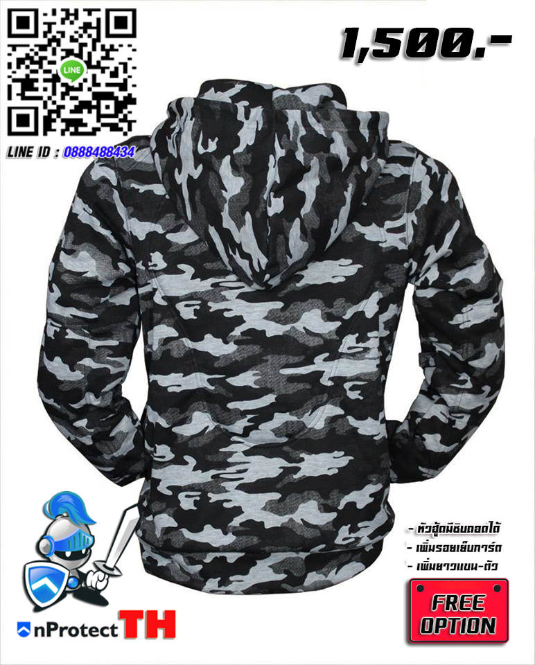 (ออฟชั่นแถมฟรี) เสื้อฮู้ดการ์ดบิ๊กไบค์ 2019 มีให้เลือกมากกว่า 30 สี