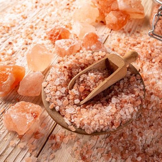 Greenpea เกลือหิมาลายันสีชมพู ขนิดเกล็ด ขนาด 1 kg. ปราศจากสารพิษตกค้าง ไม่มีคอเรสตอรอล