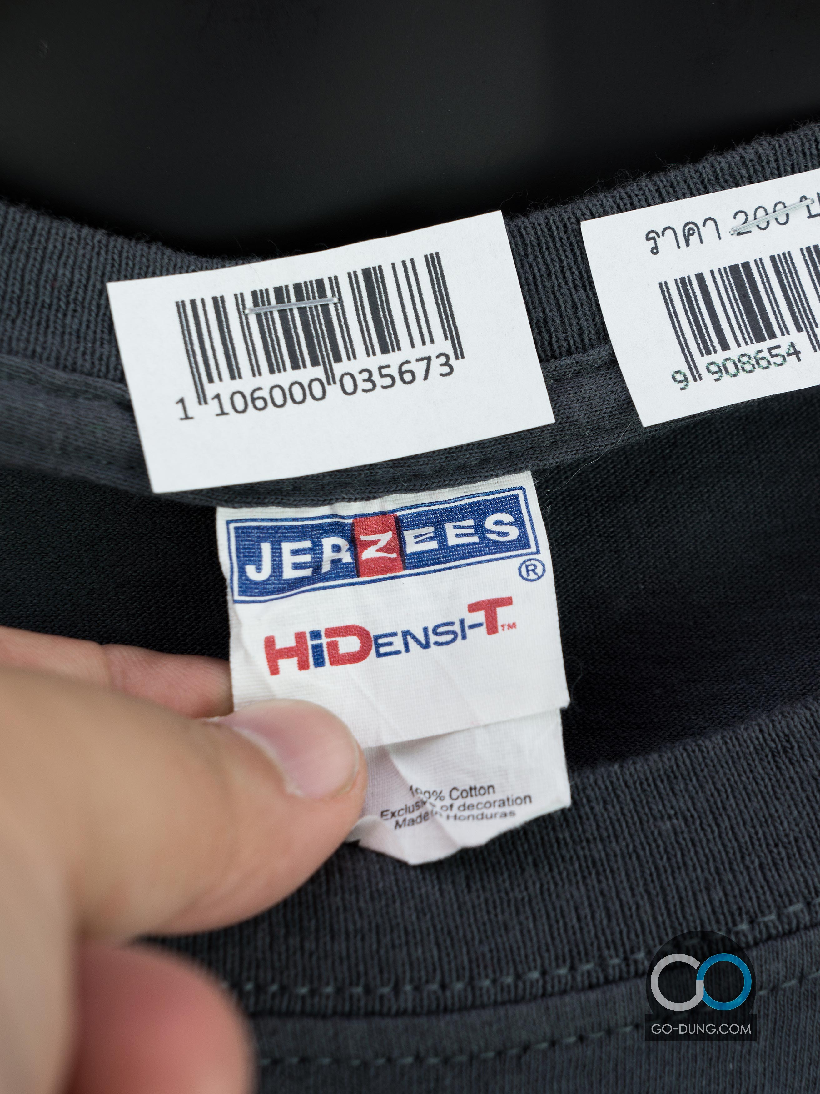 เสื้อยืดมือสอง JERZEES : I AM A BLOOD DONOR ผ้า 100 คอตตอน