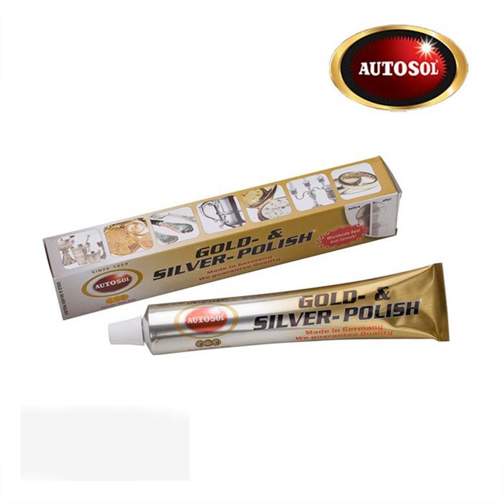 ครีมขัดเคลือบเงาทองและเครื่องเงิน AUTOSOL GOLD & SILVER POLISH ขนาด 75 ml.