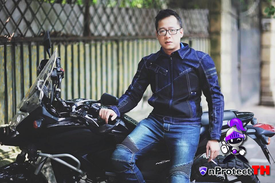 เสื้อการ์ดยีนส์ KOMINE JK-006 AIR FLOW