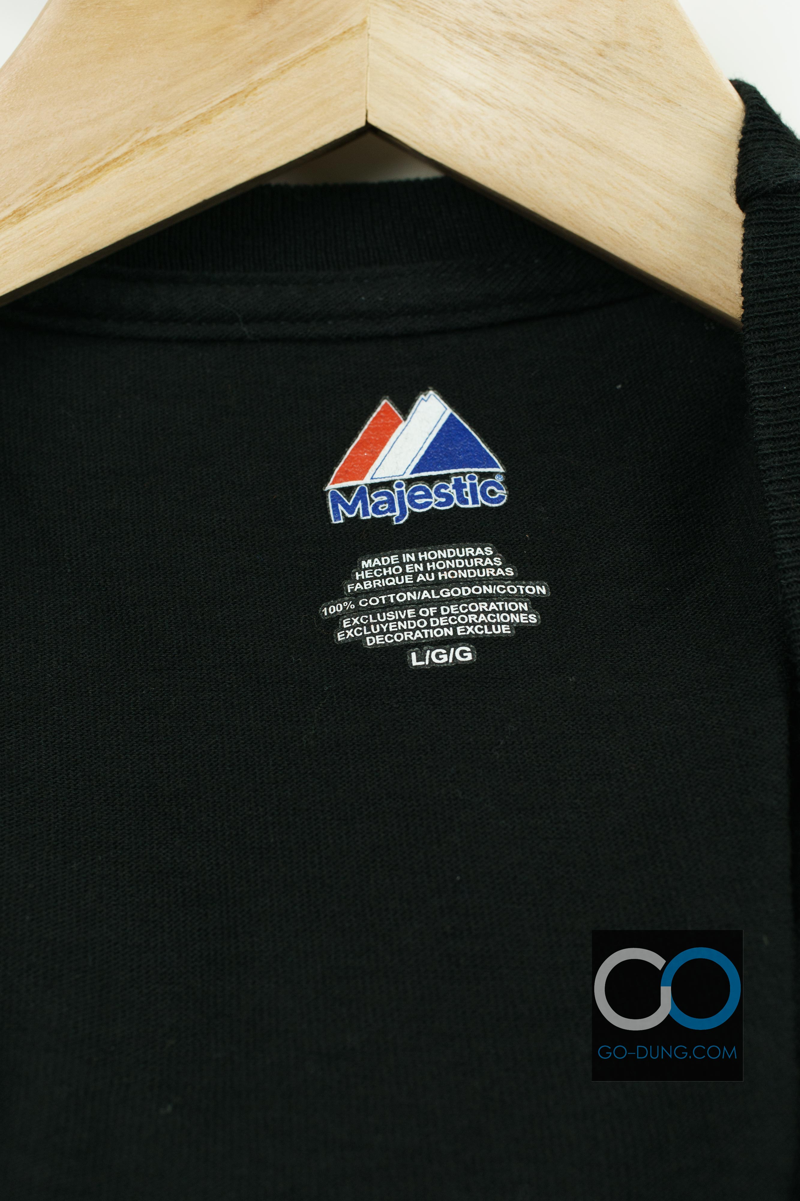 เสื้อยืดเบสบอลมือสอง MAJESTIC : MARLINS BASEBALL ผ้า 100 คอตตอน