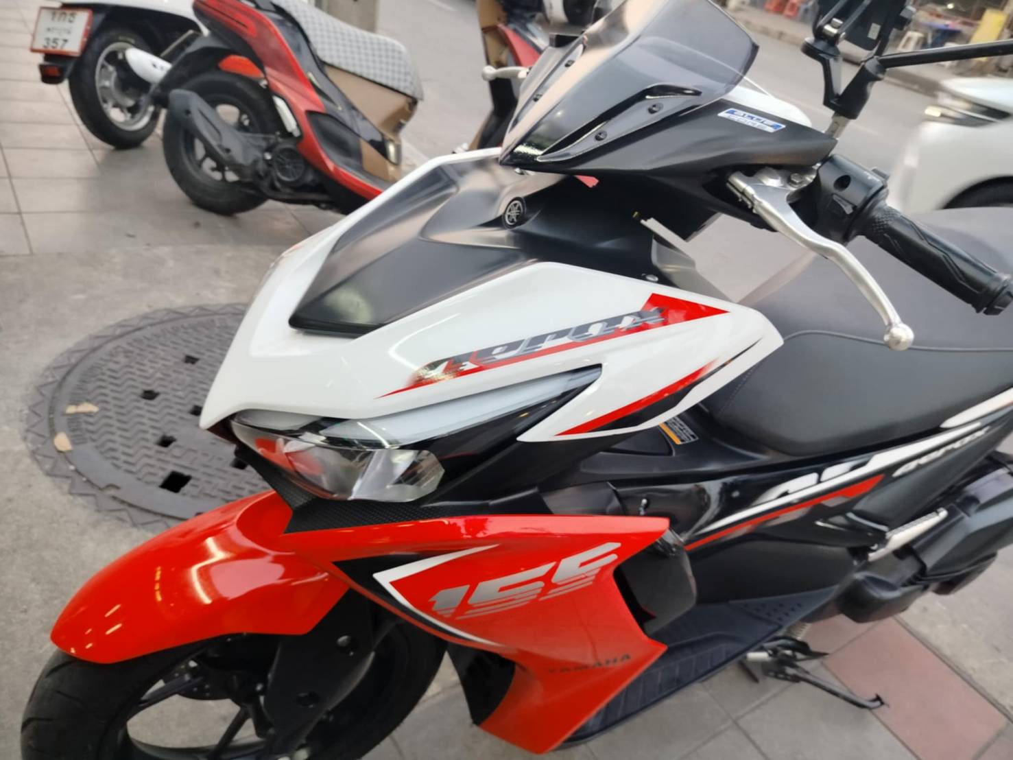 (ปิดการขายครับ) yamaha aerox wine connect รถ 7 เดือน จดกรกฎาคม 67