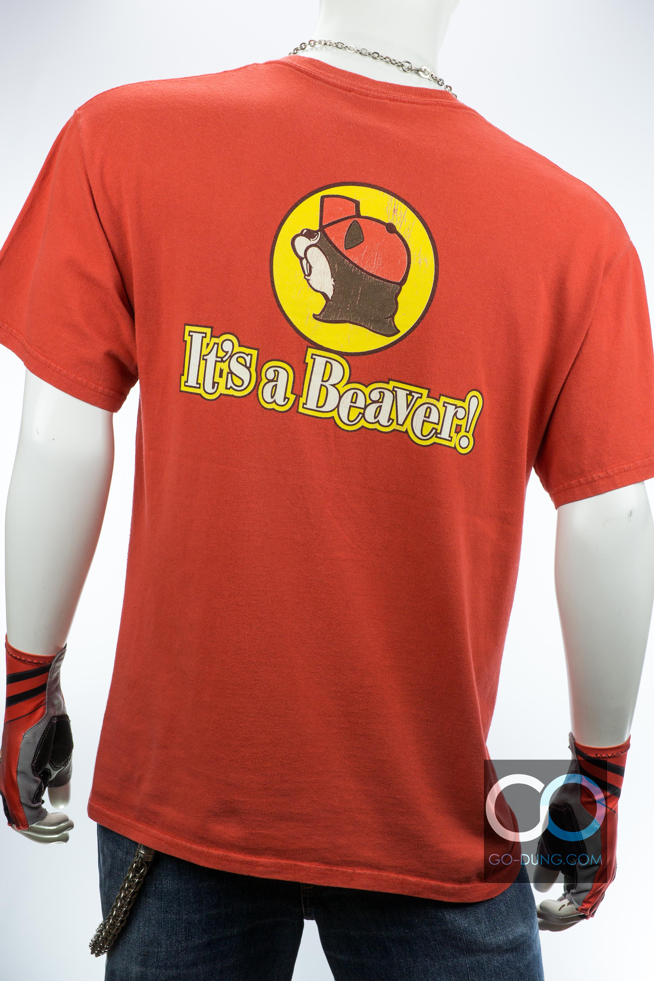 เสื้อยืด USA มือสอง GILDAN : IT IS A BEAVER ผ้า 100 คอตตอน