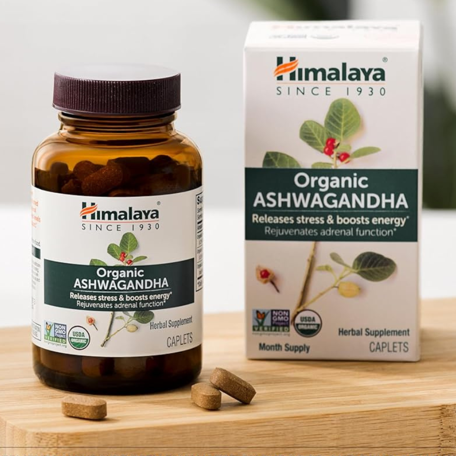 Himalaya Since 1930 Organic Ashwagandha Root Powder โสมอินเดีย แบบผง 3 ชนิด โรยกับเมนูอาหาร หรือชงดื่มได้
