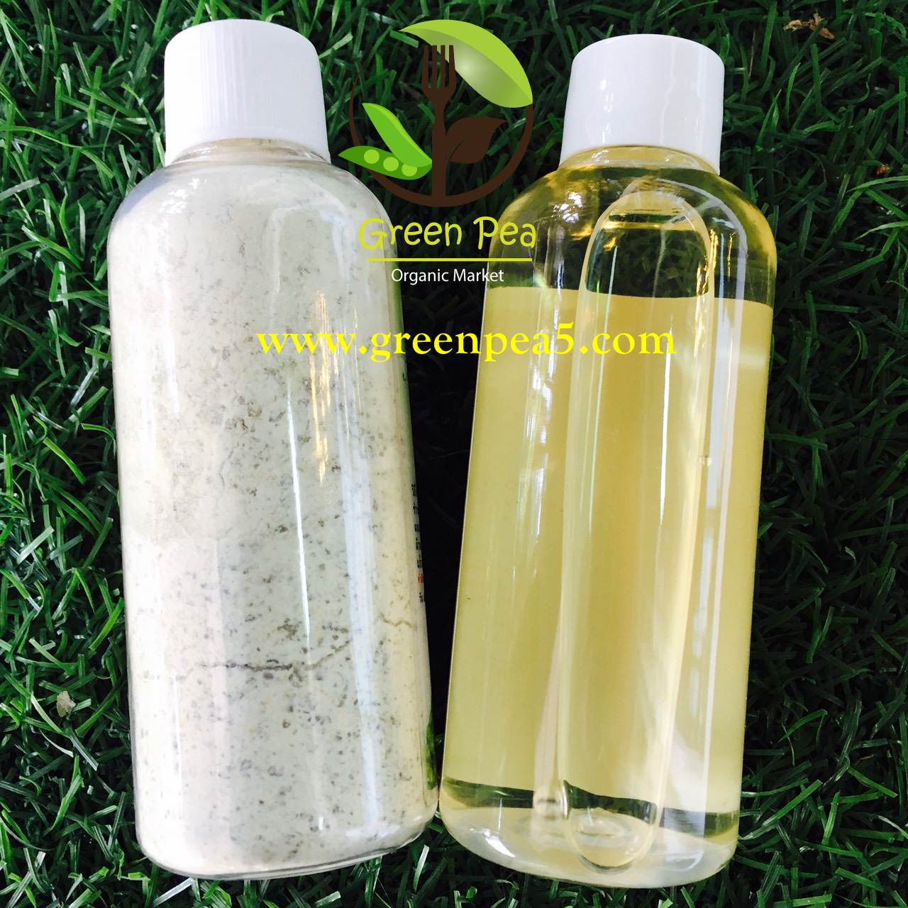 เซทโทนเนอร์มะเฟืองและผงถั่วเขียวล้างหน้า