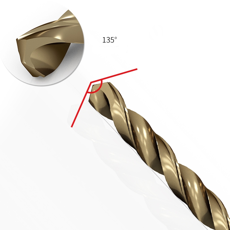 OPP BEILI ดอกสว่านโคบอลต์ HSS Co5 M35 ความยาวรวม 300 mm. คมตัด 200 mm. ดอกสว่านเจาะสแตนเลส ดอกสว่านเจาะเหล็ก