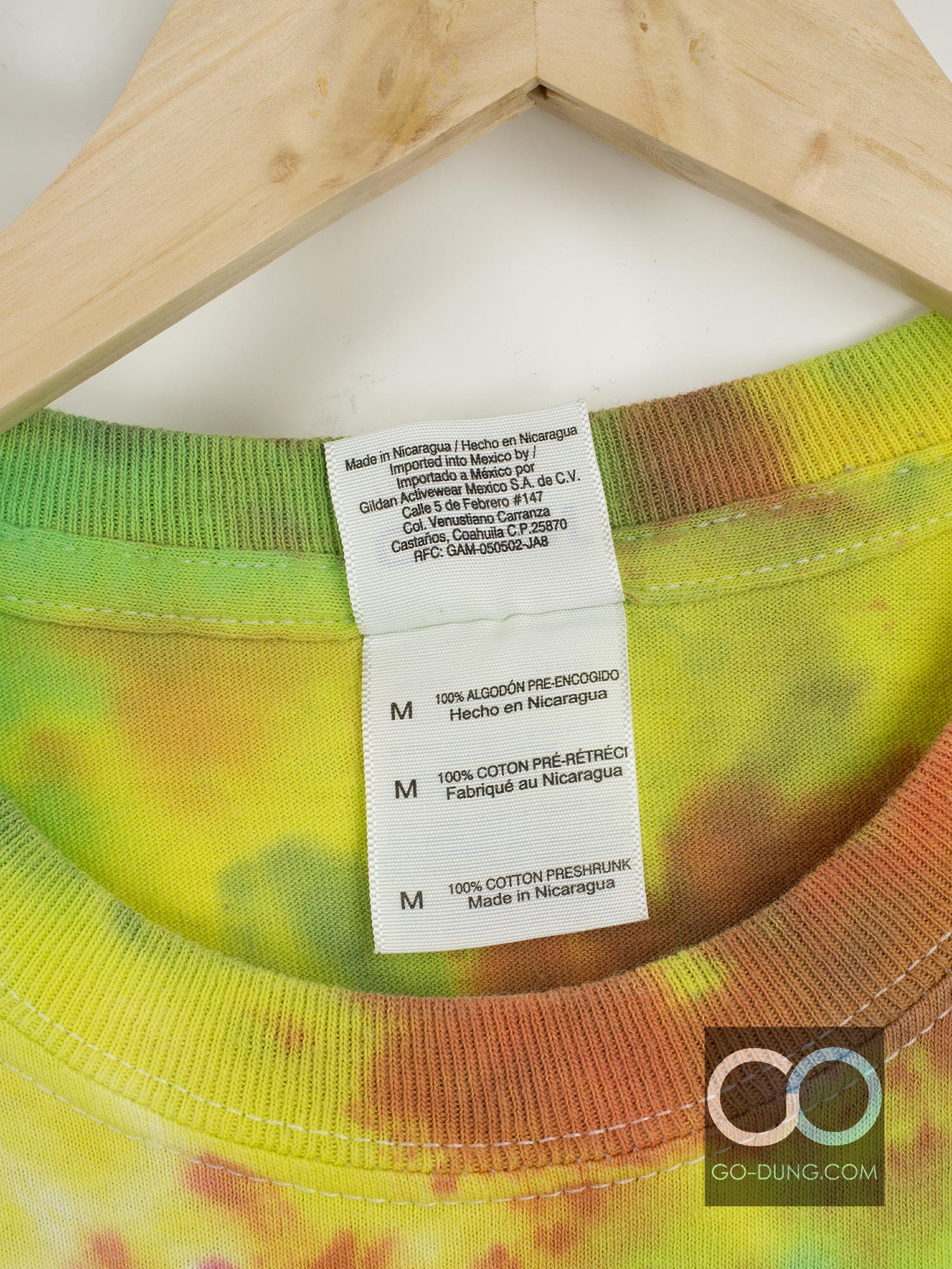 เสื้อยืดมือสอง มัดย้อม CHAMBER MUSIC CAMP OF PORTLAND STRADIVARI ผ้า 100 คอตตอน