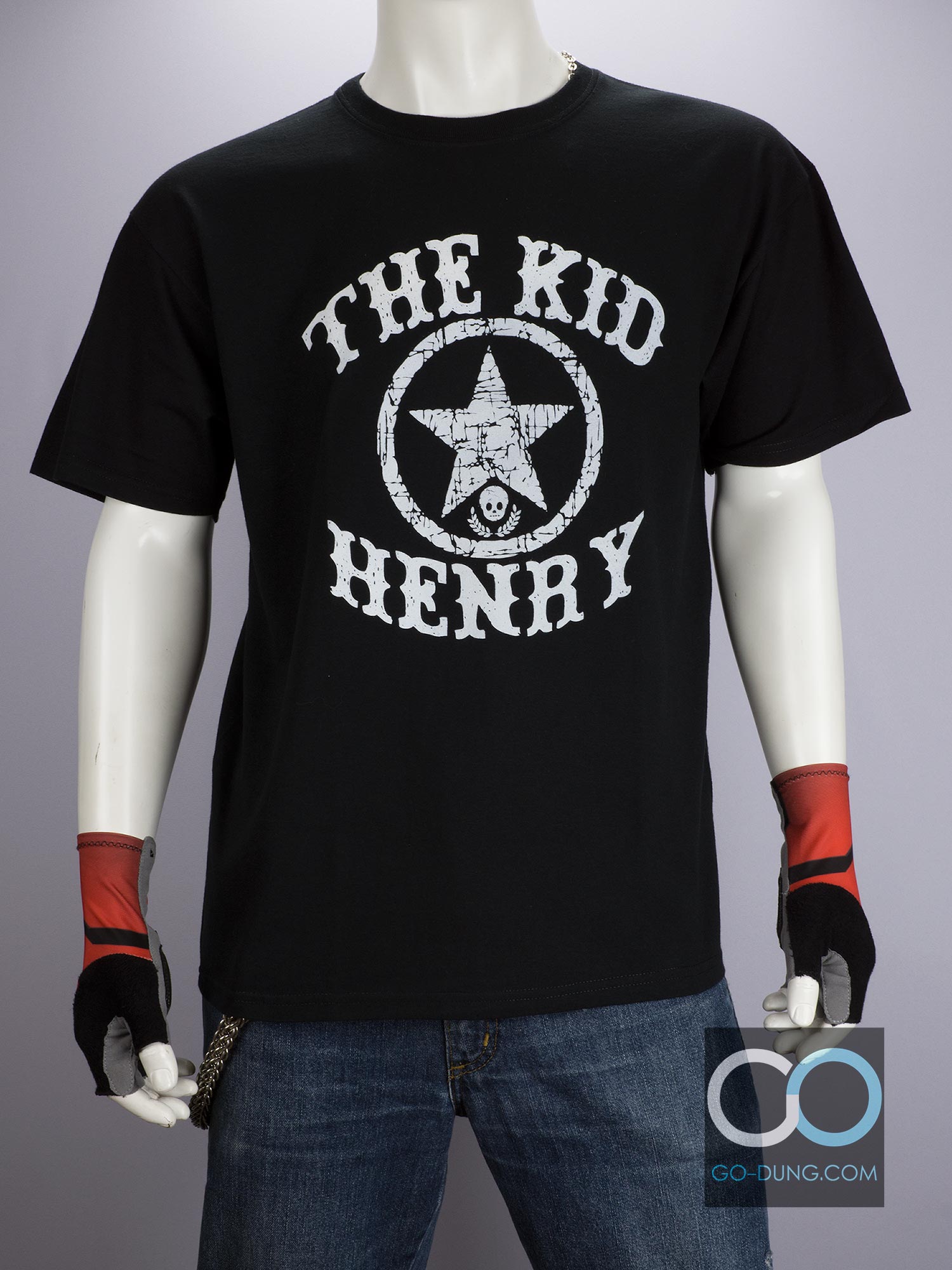 เสื้อยืดมือสอง GILDAN : THE KID HENRY ผ้าบาง ผ้า 50/50 สภาพดี