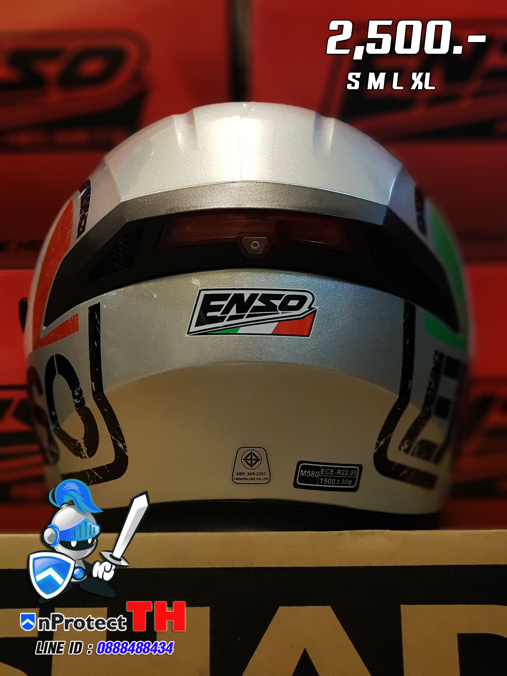 หมวกกันน็อค ENZO 2019 (มีให้เลือก 4 สี)