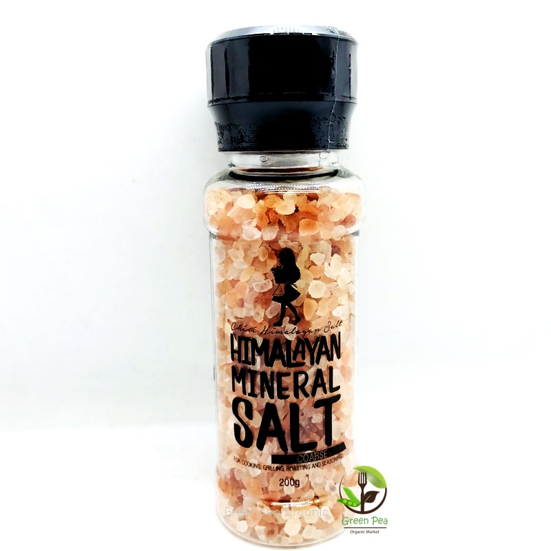 เกลือหิมาลายัน(ขวดบด) Himalayan pink salt200 g. ใช้ได้สำหรับประกอบอาหารและบำรุงผิว