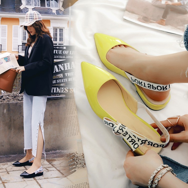พรีออเดอร์ รองเท้าส้นเตี้ย 32-48 รหัส Y-3107