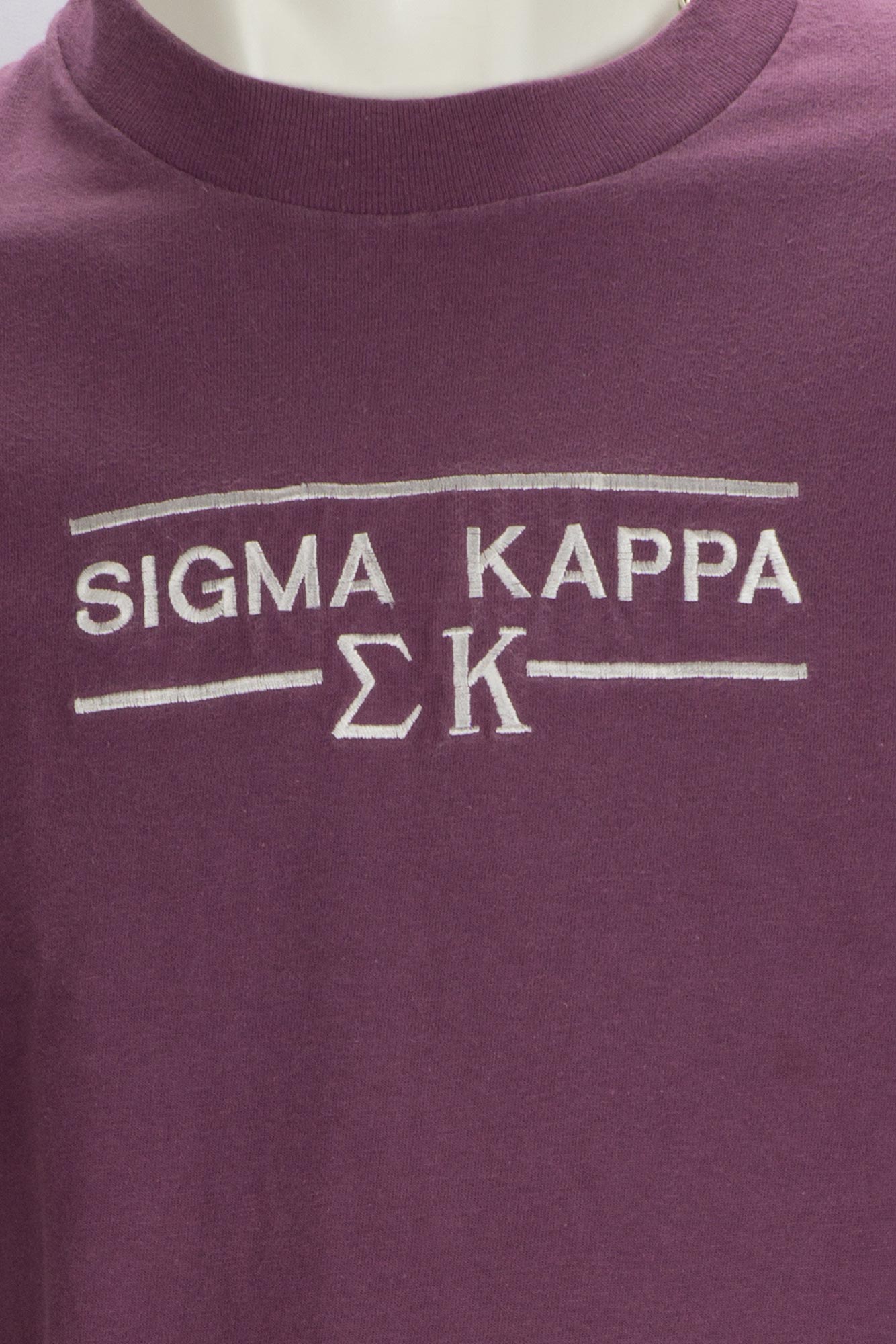 เสื้อยืดมือสอง HANES : SIGMA KAPPA ปักลาย ผ้า 100 คอตตอน