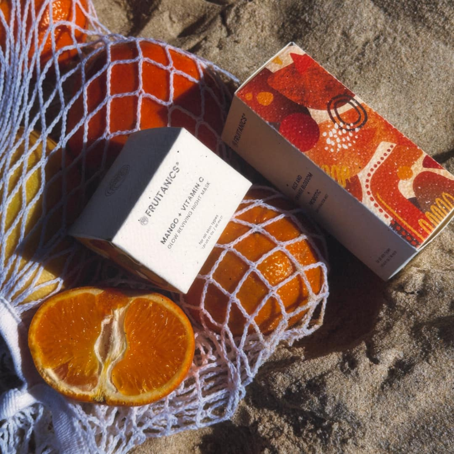 FRUITANICS RICE AND ORANGE BLOSSOM + PROBIOTIC ขนาด 50 ml. สเปรย์ผิวหน้า สูตรข้าวและดอกส้ม + โปรไบโอติก ให้ความชุ่มชื้น ก่อนแต่งหน้า