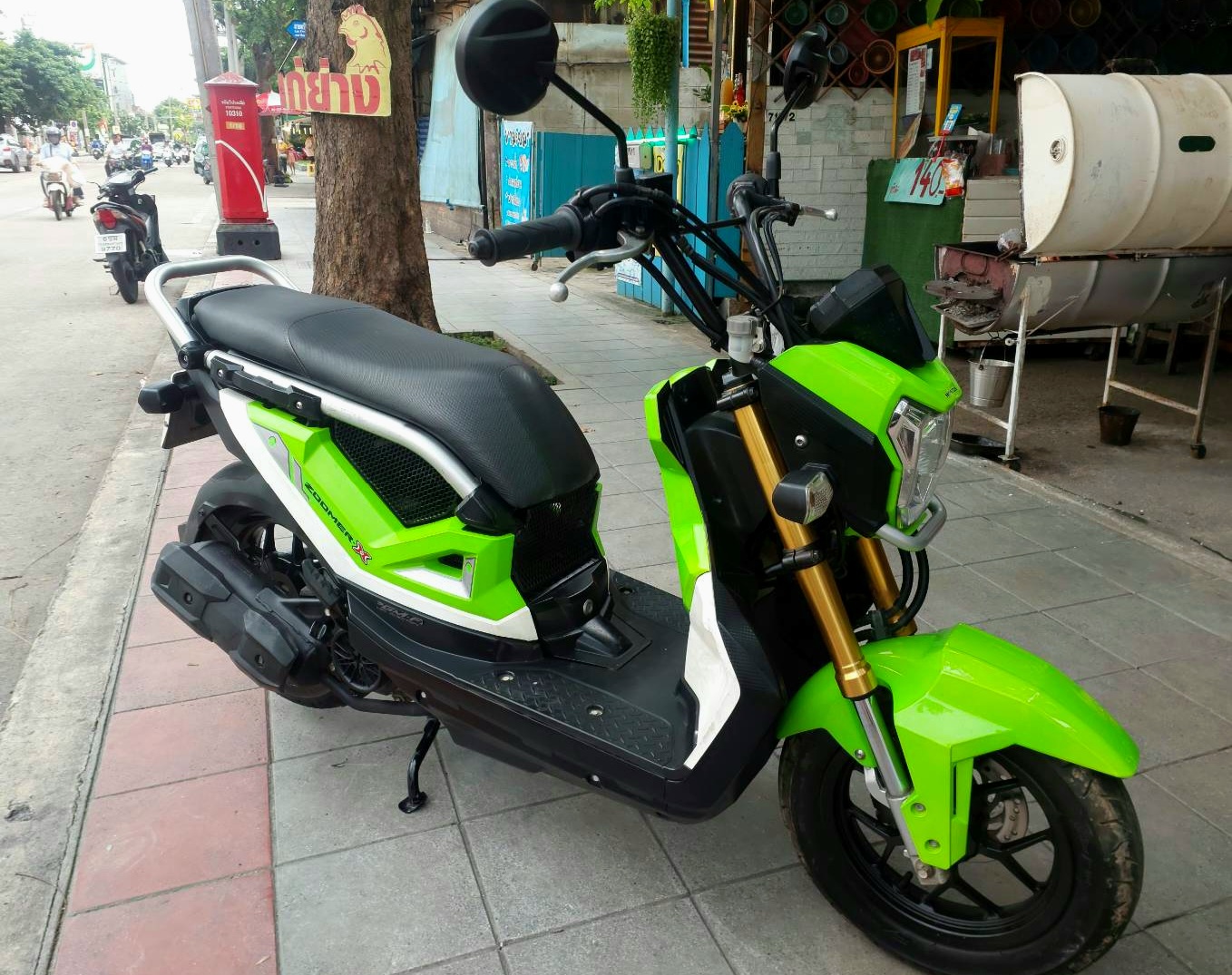 zoomer สีเขียว ตัวใหม่ ไมล์ดิจิตอล 2017