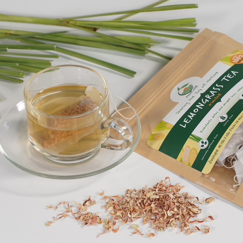 Fairlane Organic's ชาตะไคร้ (ห่อ24ซอง) lemongrass tea ชาสมุนไพร เพื่อสุขภาพ