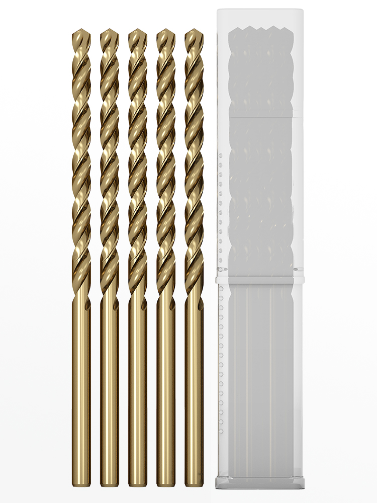 OPP BEILI ดอกสว่านโคบอลต์ HSS Co5 M35 ความยาวรวม 200 mm. คมตัด 135 mm. ขนาด 2.5-10.0 mm. ดอกสว่านเจาะสแตนเลส ดอกสว่านเจาะเหล็ก